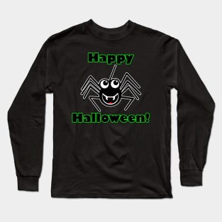 Happy Halloween Spider Long Sleeve T-Shirt